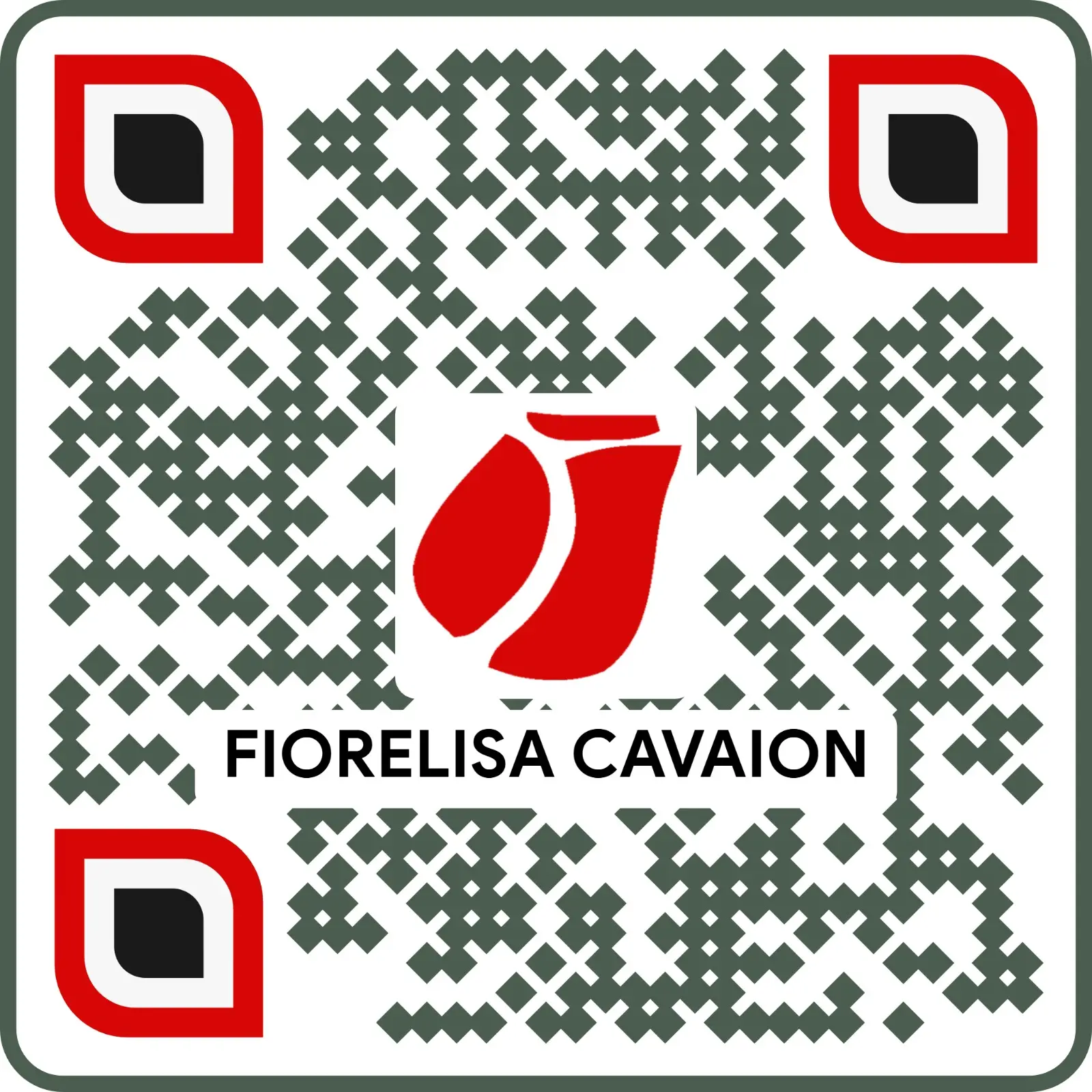 QR Code Personalizzato Logo Fiorelisa - Customer Journey Physical to Digital